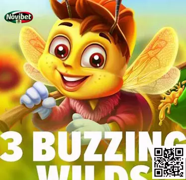 3 Buzzing Wilds en Novibet México con temática de abejas y flores